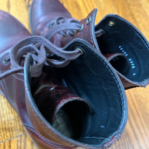 Thursday Captain Boots (Maroon) - Picture 2 of 4